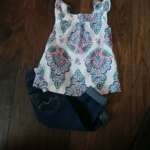 Beautiful Baby Girl Carters Top size 9 months